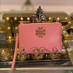 Tory Burch Britten Large zip pouch/wristlet